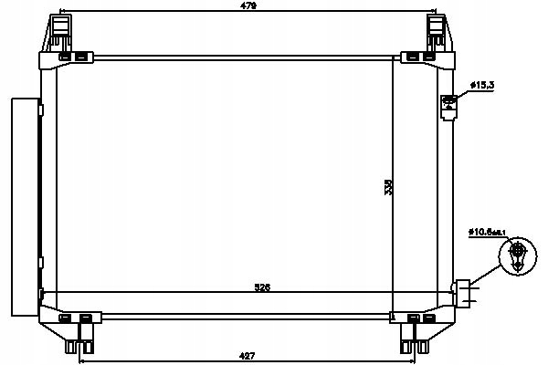 фото №12, Конденсатор nissens 940085 yaris 05-d4d.france