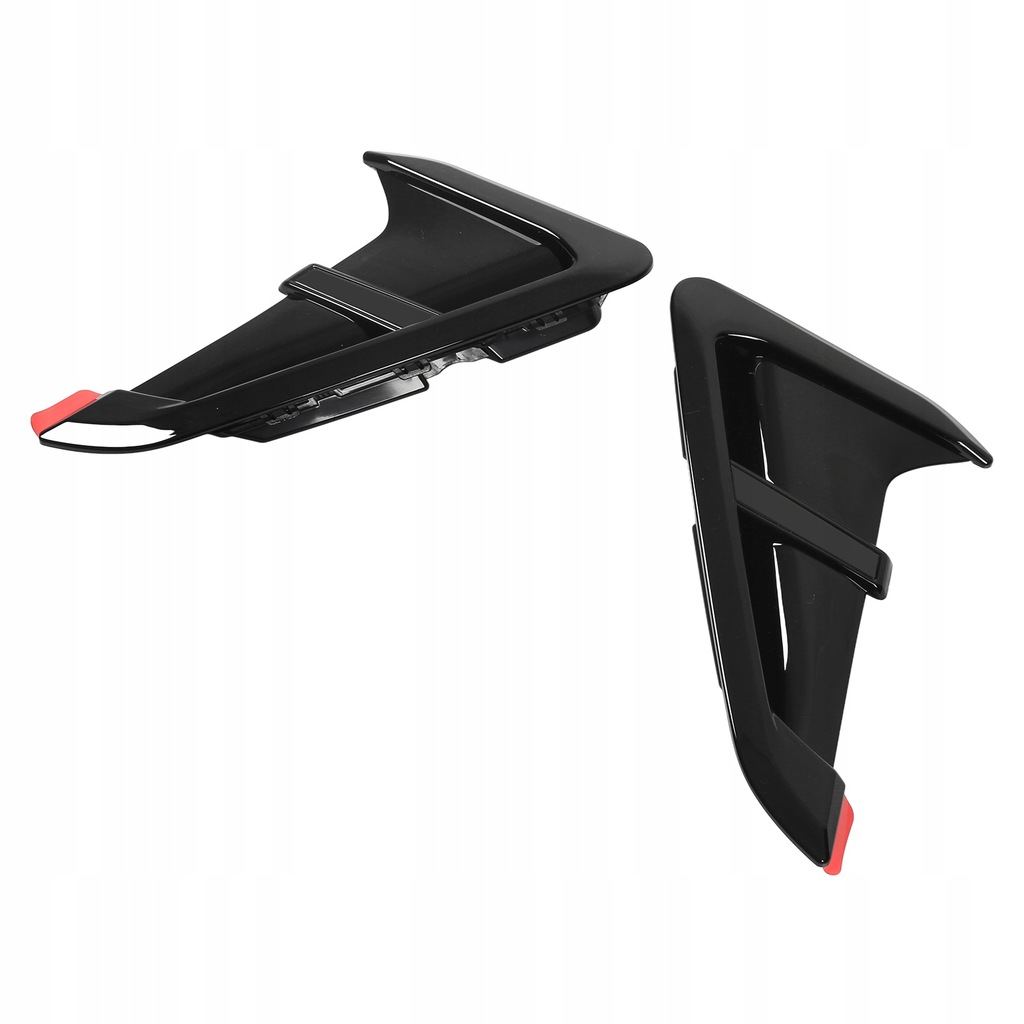 фото №8, 2 szt. блестящие чёрные боковой защита воздуховод воздуха заменители dla x4