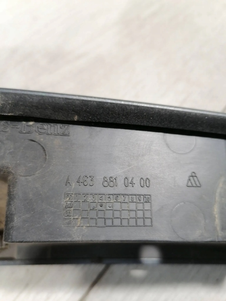 фото №9, Mercedes g w463 молдинг крыло правый перед a4638810400