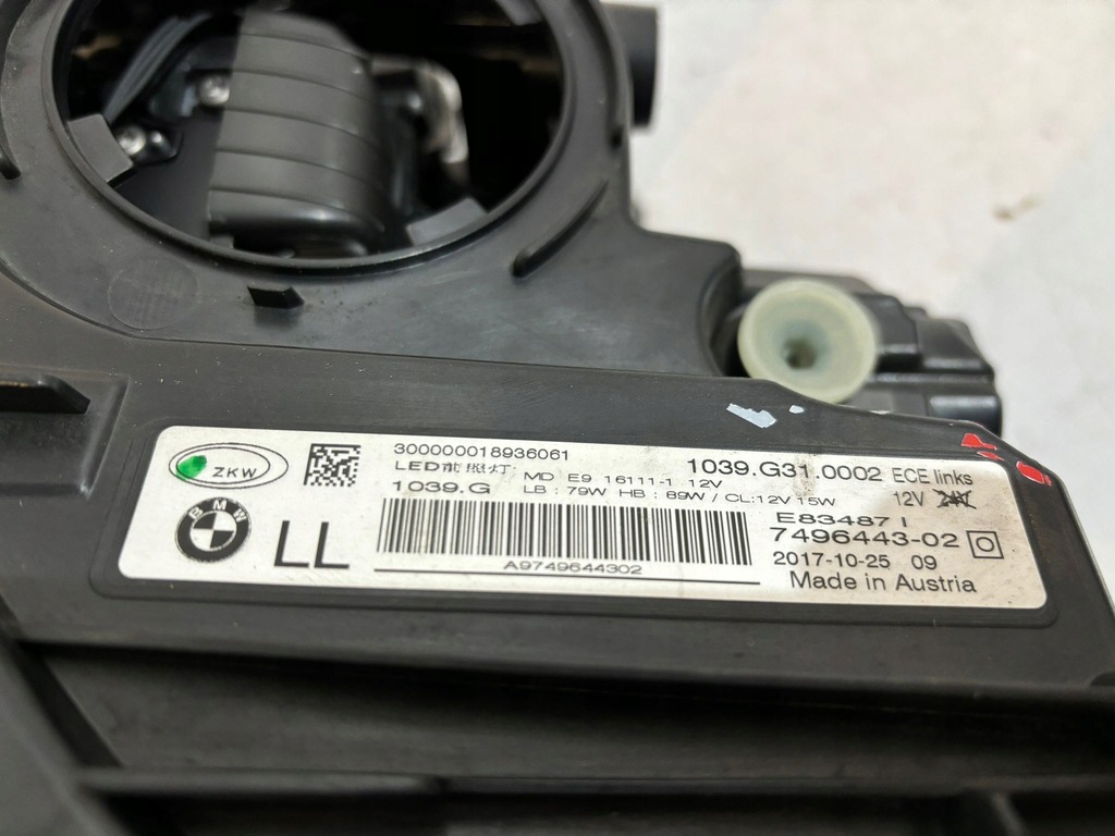 фото №13, Bmw 6 gt g32 лампа адаптивный led левая - 16756