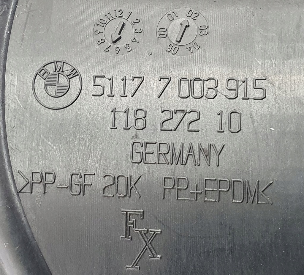 фото №5, Кришка заливної пального black sapphire bmw 7 e65