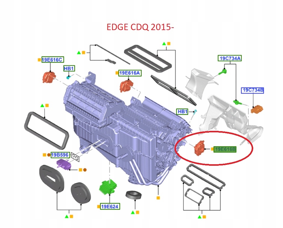 фото №16, Двигун регулювання перемикання обдув s-max mondeo edge
