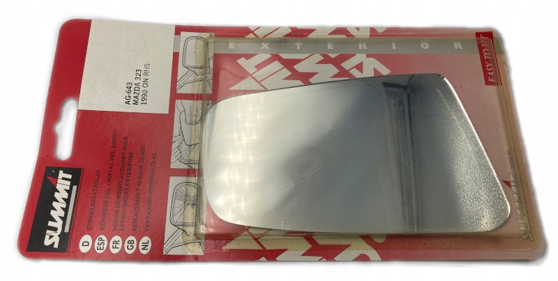 фото №1, Summit вкладыш зеркало правое зеркало mazda 323