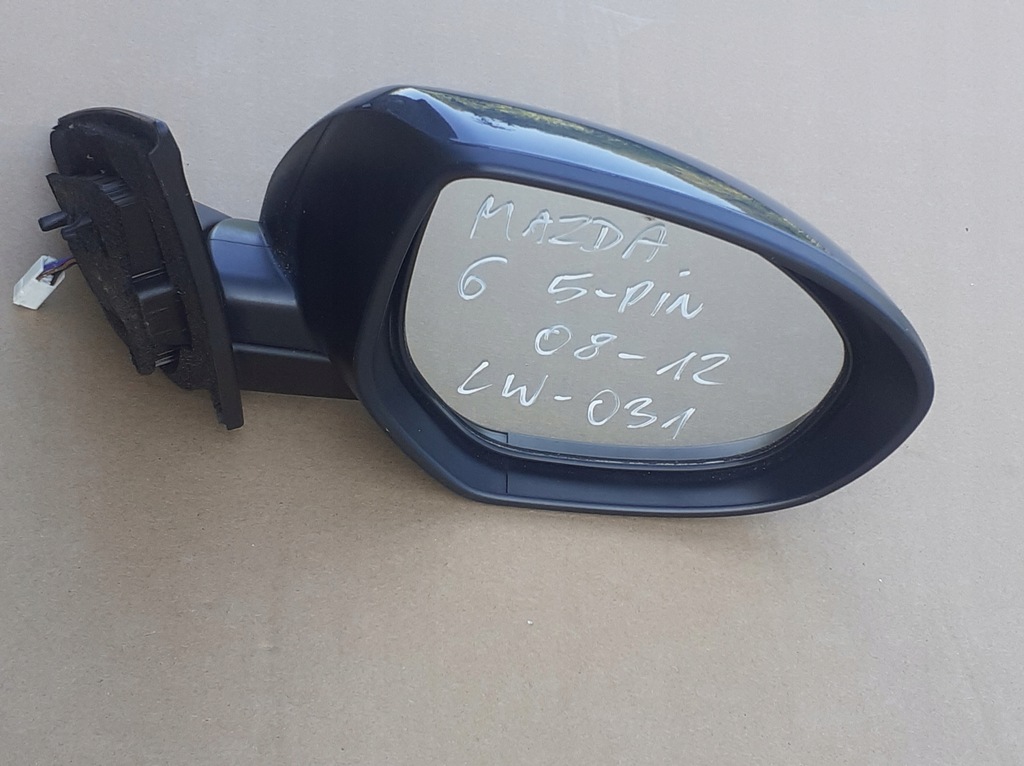фото №1, Mazda 6 gh 08- зеркало правое 5 pin