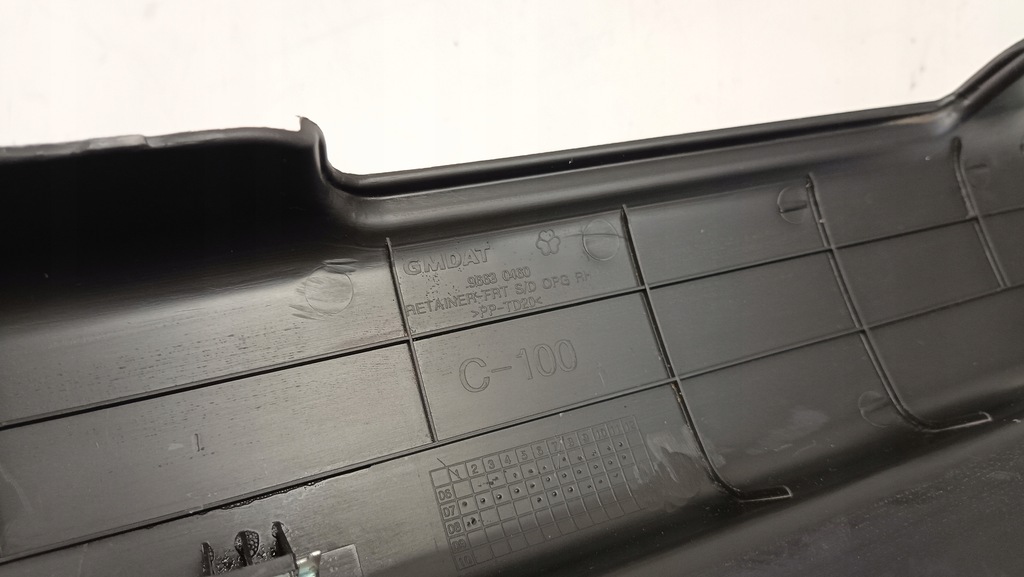 фото №15, Захист поріг внутрішня передня права opel antara captiva 06-15r. 96630460