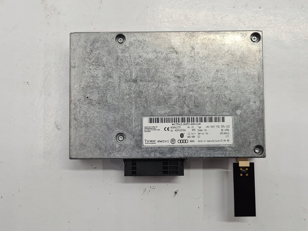 фото №1, Audi a4 b8 модуль bluetooth 4e0862335