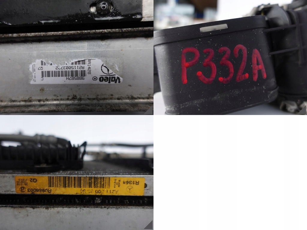 фото №12, Mercedes cls c219 w211 63 amg радиатор комплект