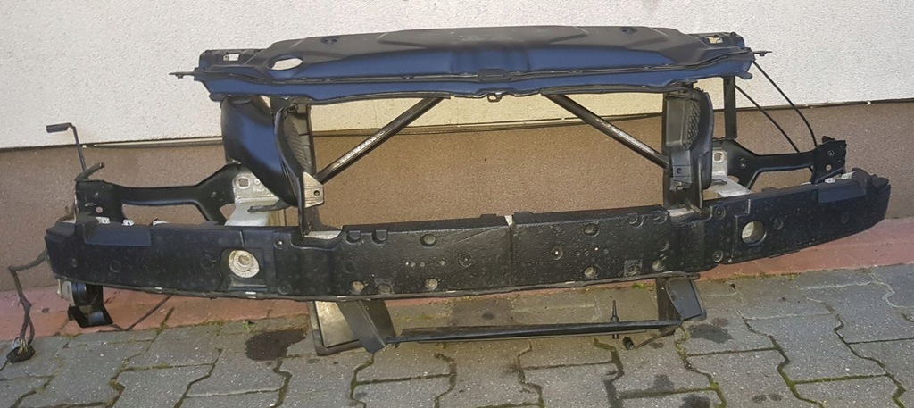 фото №9, Bmw e60 e61 pas передний усилитель передний балка бампера клаксон кронштейн