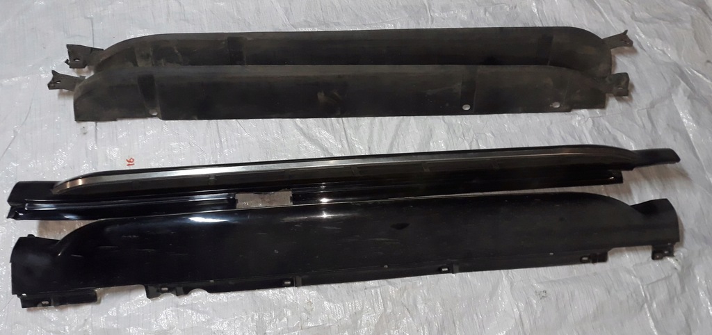 фото №3, Mercedes ml w166 накладки накладки порог пороговые