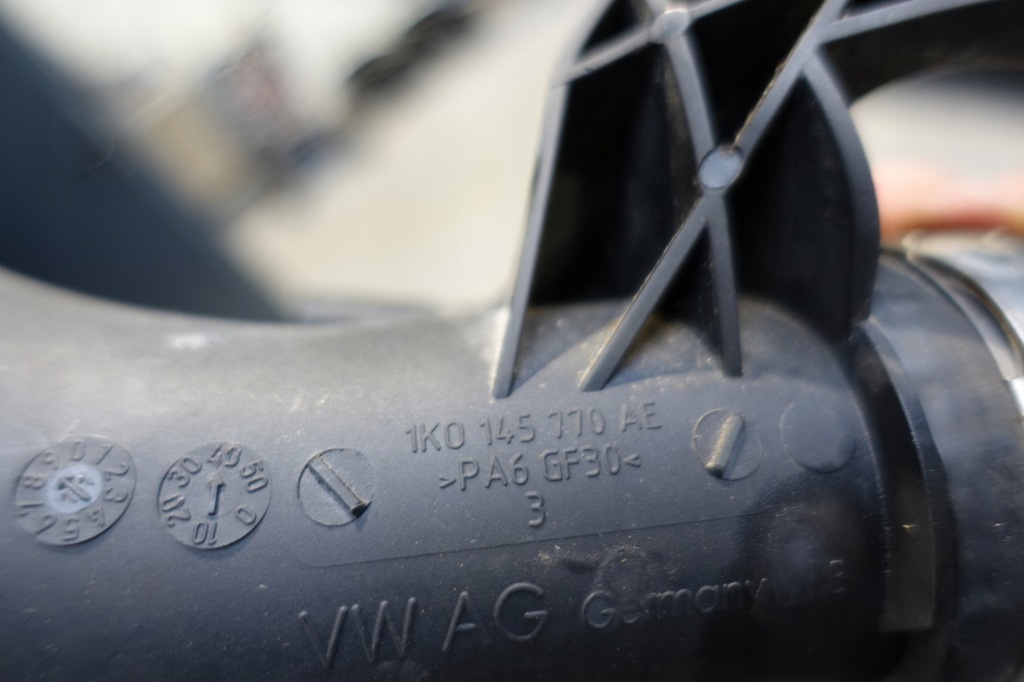 фото №5, Vw beetle 5c 1.6 tdi труба интеркулер