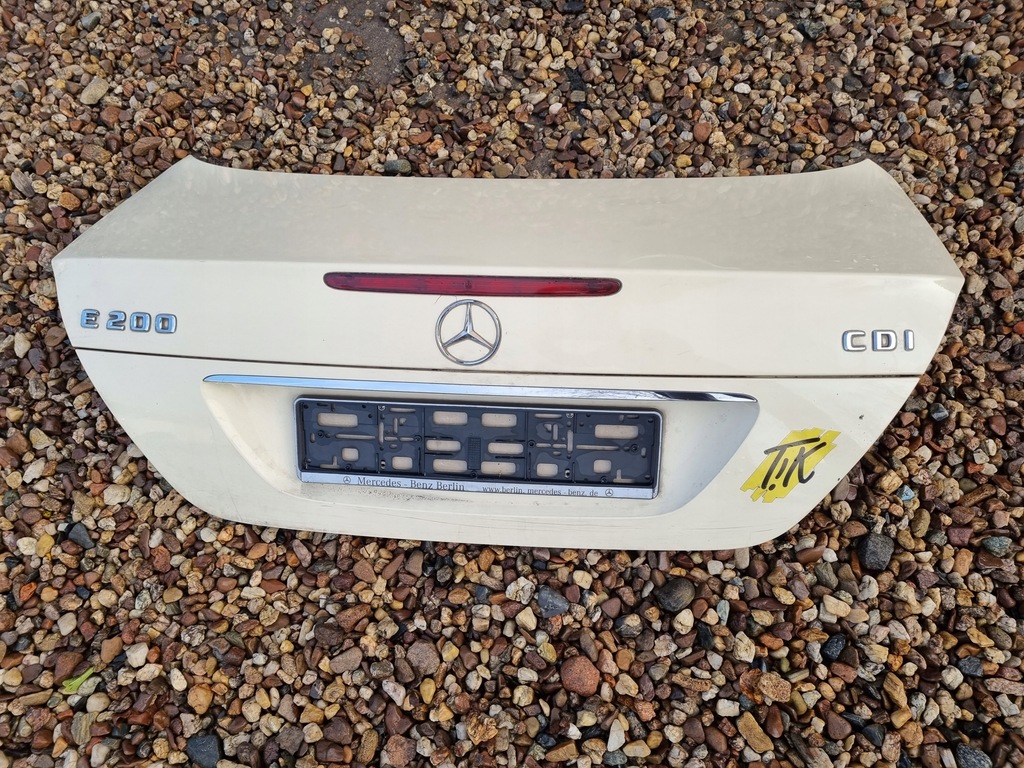 фото №1, E klasa w211 sedan кришка багажника задня