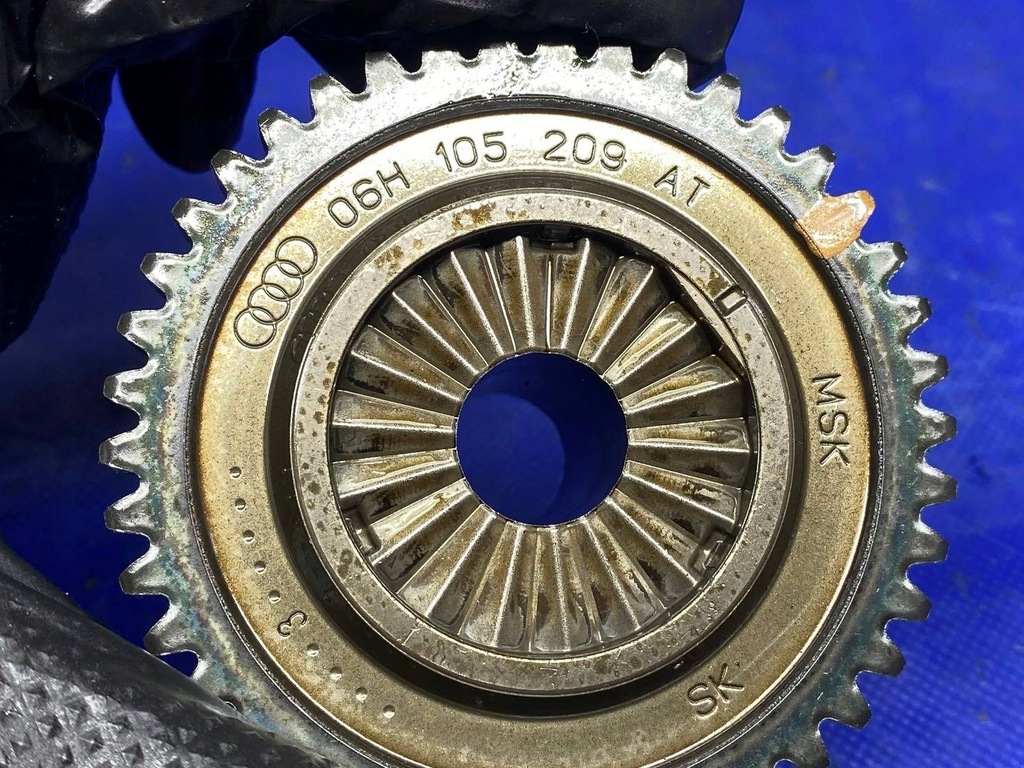 фото №6, Колесо зубчасте ланцюга розподільного валу audi a5 a4 b8 2.0 tfsi cdn 06h105209at