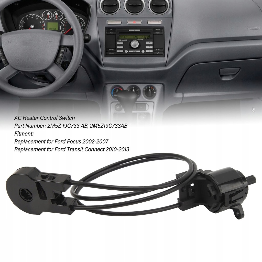 фото №13, Переключатель управление отопитель ac 2m5z 19c733 ab переключатель контроля