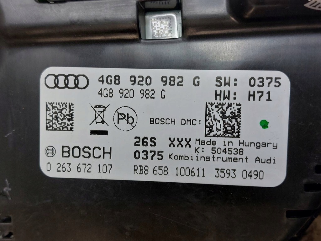 фото №12, Набор стартовый audi a7 4g 3.0 tfsi 4g0907551a 4h0907064br 4g8920982g