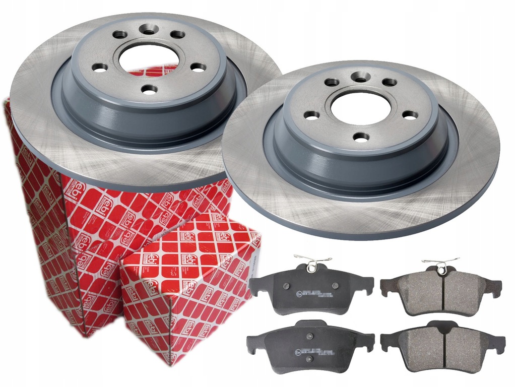 фото №1, Гальмівні диски гальмівні колодки febi задня ford focus mk2 st 302mm