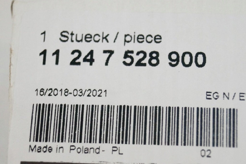 фото №6, Bmw 7 e65 760i вкладиш шатуна 11247528900 7528900 оригінальна nowa