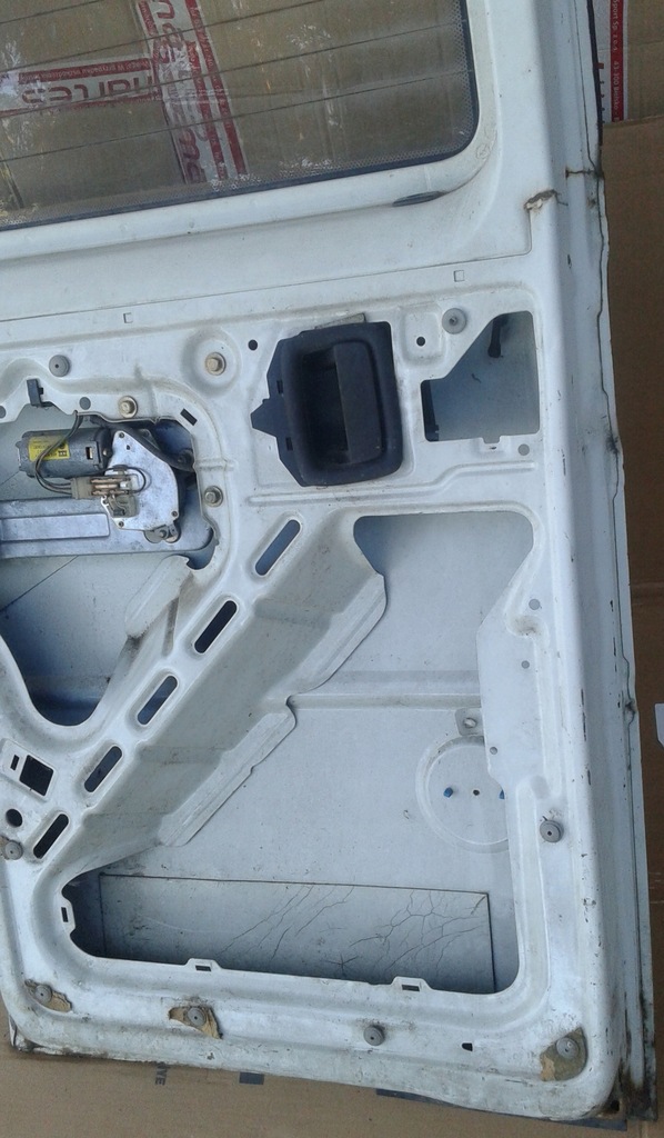 фото №10, Дверь правый задняя правое задние vw volkswagen transporter t4 высокий белый