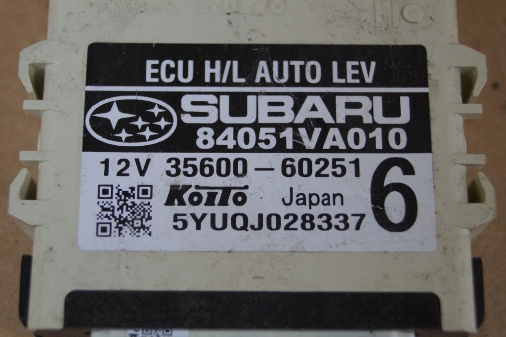 фото №5, Модуль блок управления света subaru wrx sti 84051va010