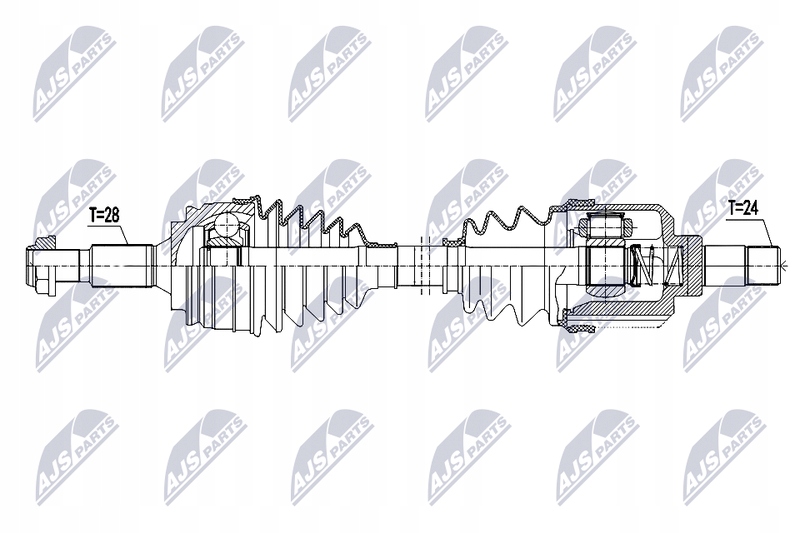 Npw-ct-146 nty приводной вал приводная citroen 1.2thp c4 picasso ii,grand picasso 2 Цена