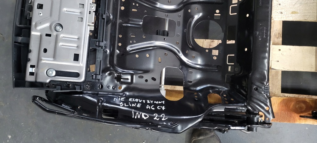 фото №7, A6 c7 4g lift каркас сиденье сиденье правый перед sline a7 4g