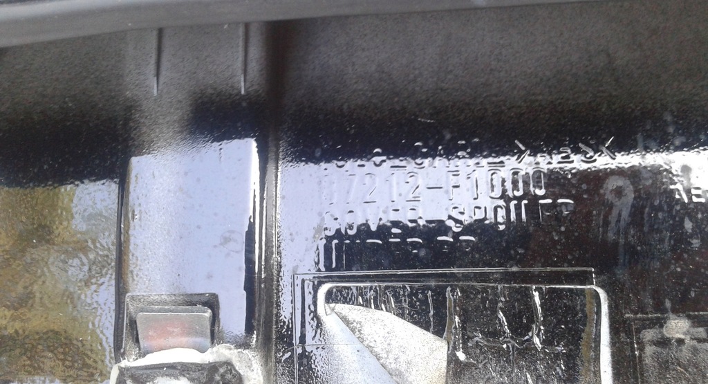 фото №9, Спойлер кришки kia sportage iv 4 15-22 лак hw