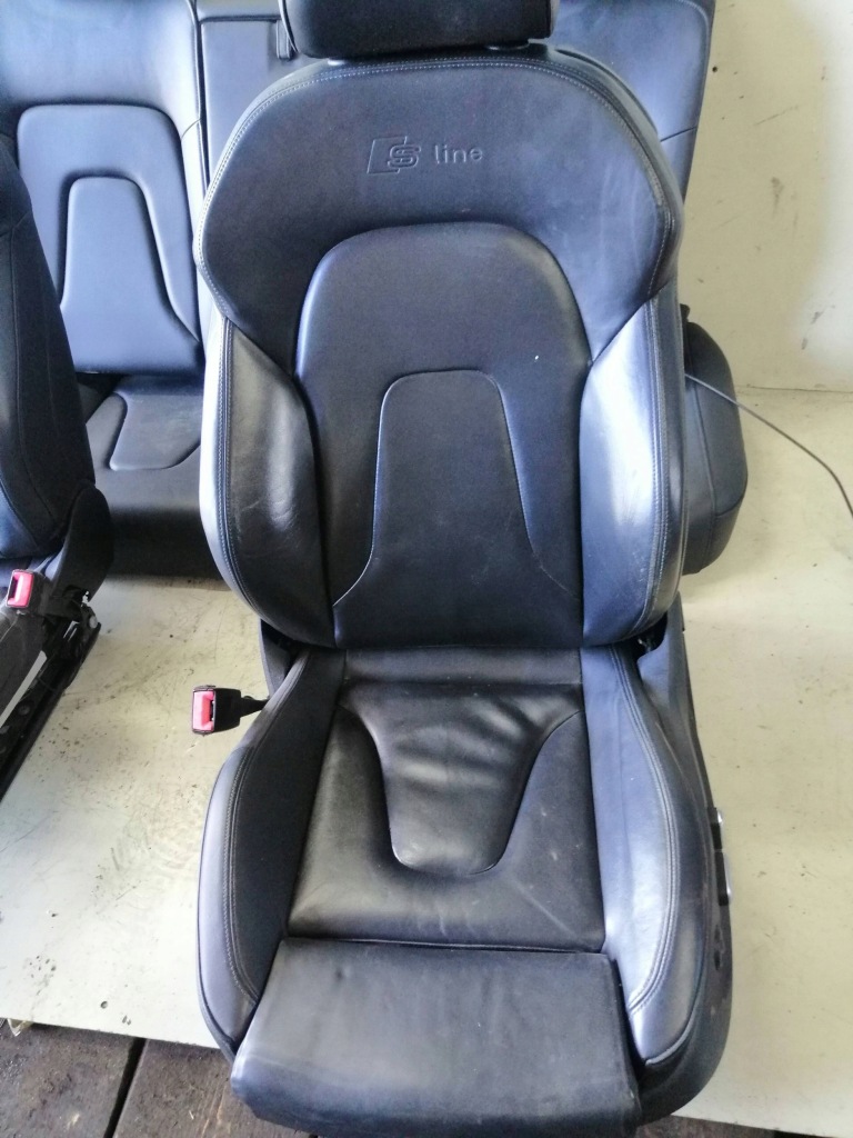 фото №5, Audi a5 coupe сидіння заднє сидіння kompletny середина s-line електрична регулювання