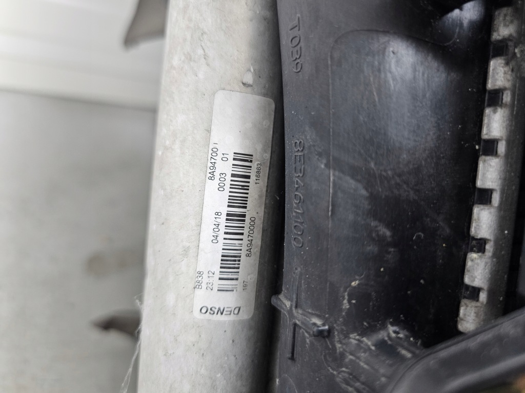 Ремінь передній радіатор комплект радіатор fiat tipo 2 1.6 m-jet дизель європа Київ