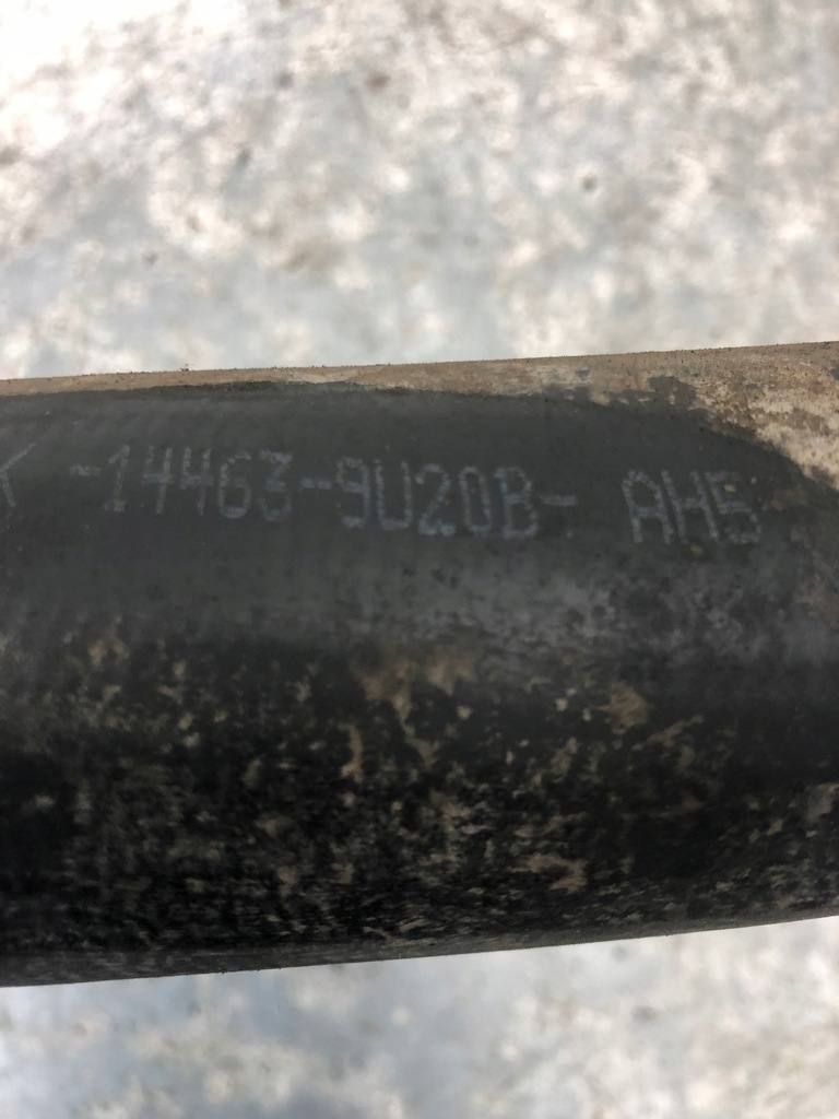 фото №7, Труба шланг інтеркулер nissan note e11 14463-9u20b