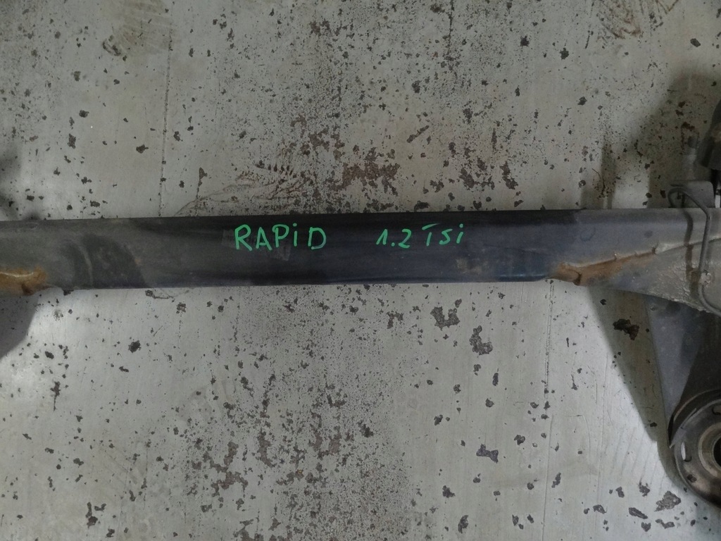 фото №2, Skoda rapid spaceback 2014 1.2 tsi балка oś подвеска задняя задняя