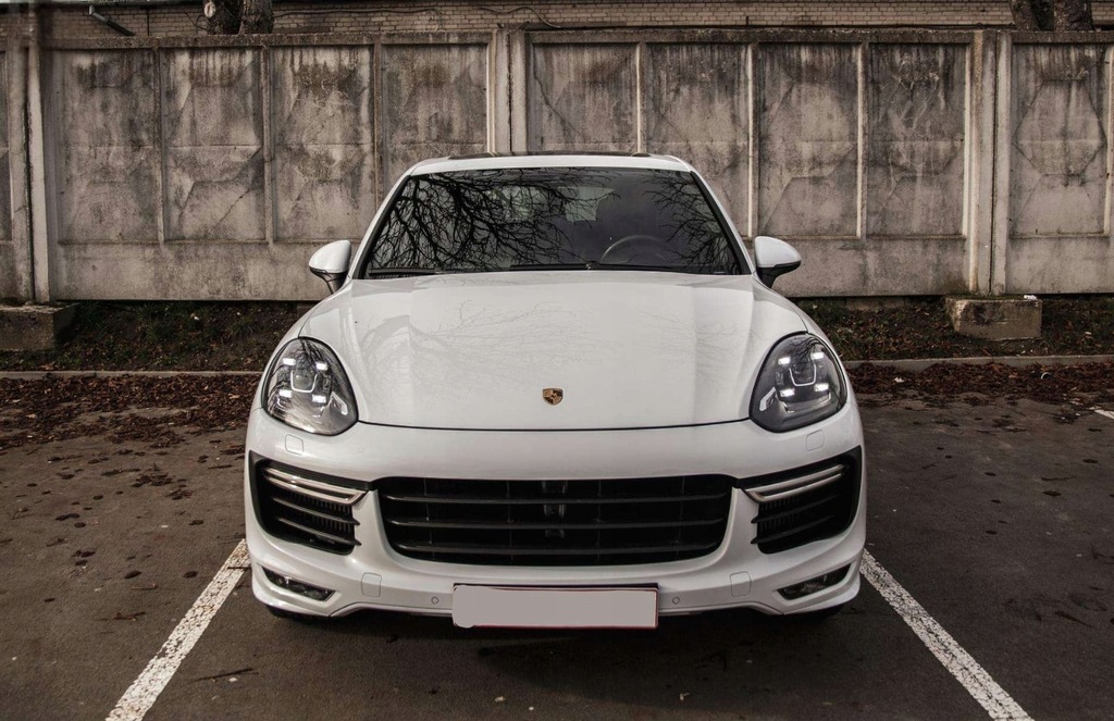 фото №12, Porsche cayenne бампер + набор gts накладки 2015-2017 led свет gts