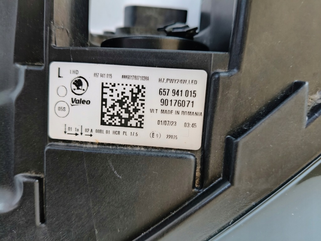 фото №12, Лампа ліва фара skoda scala 657 18- led