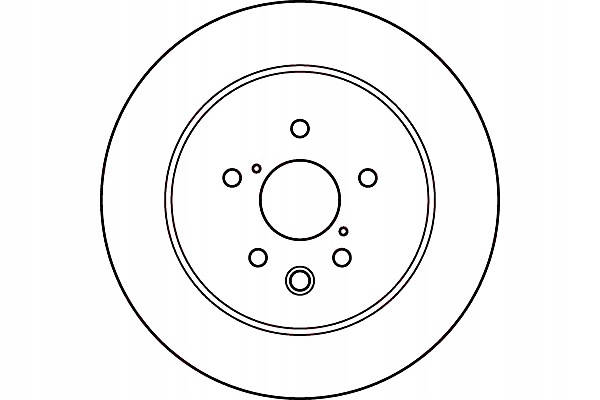 фото №1, Trw тормозные диски тормозные 2szt lexus задняя gs is 05- trw