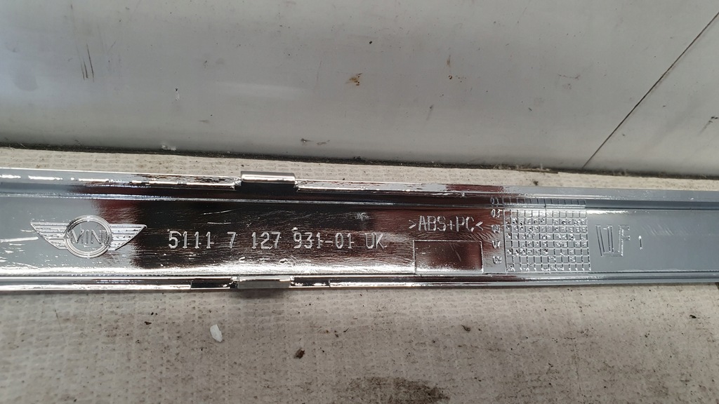 фото №8, Молдинг хромована середня решітка бампера перед mini r50 r52 r53 nowa org