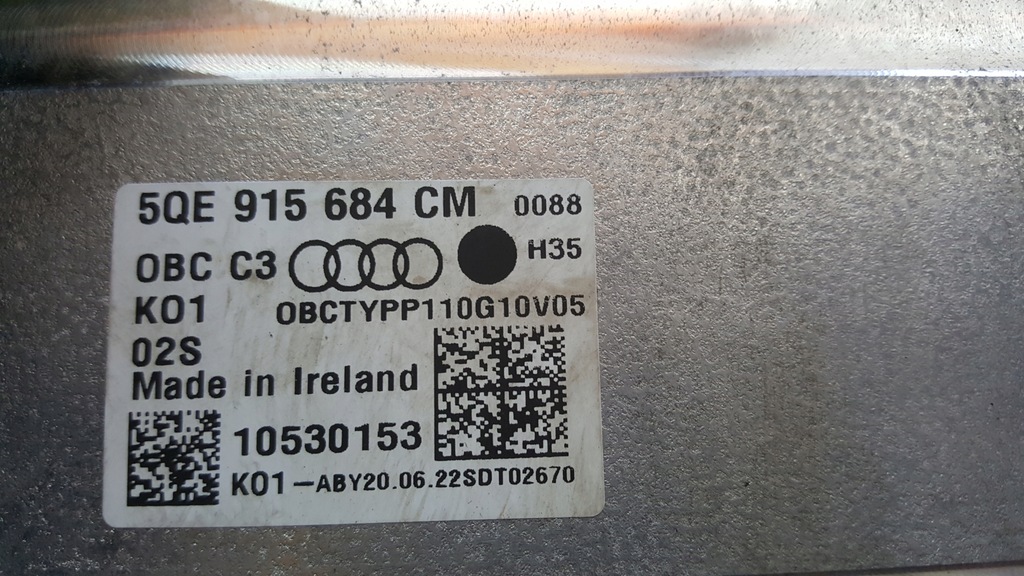 фото №9, Зарядний пристрій акумулятор audi e-tron 5qe915684cm демонтаж