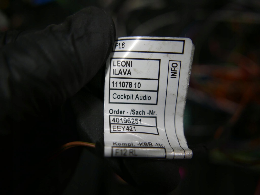 фото №13, Bmw f12 джгут електропроводка радіо навігації 9247162