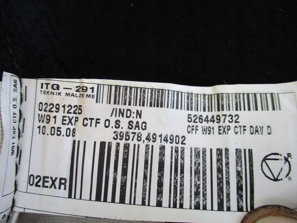 фото №9, Laguna 3 07-14 оббивка сидіння сидіння пасажира з підігрівом