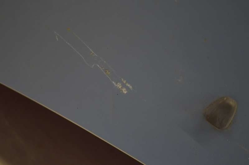 фото №9, Капот крышка двигателя голубой volvo v70 2 ii 00-07