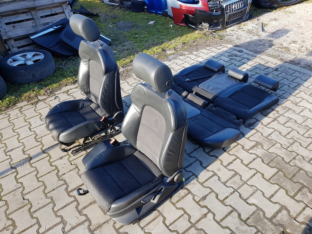 фото №6, Audi a3 8p s-line сидіння напівшкіра заднє сидіння 5d sportback