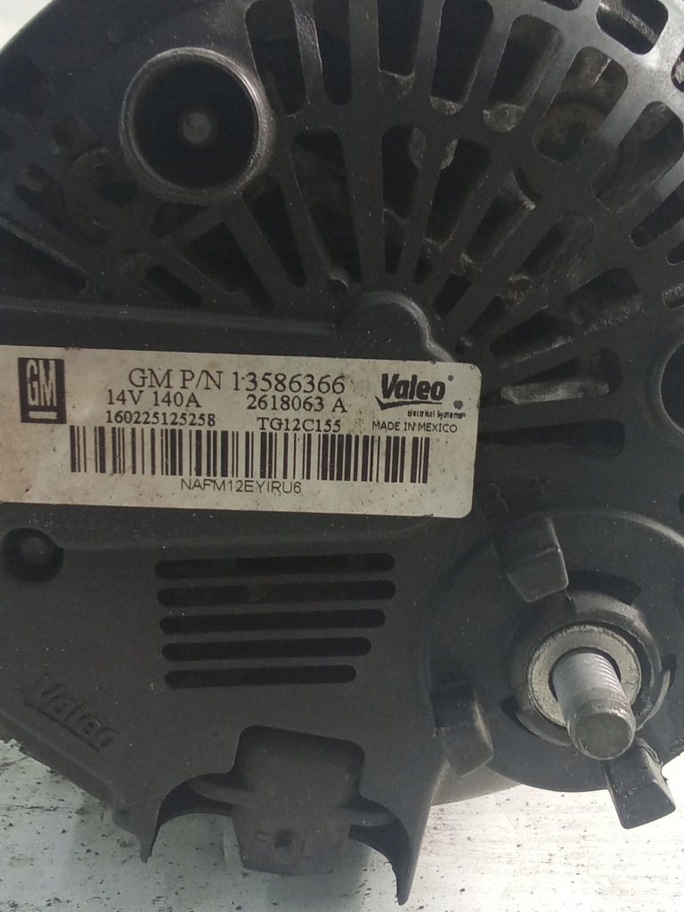 L386 генератор opel insignia b16dth 13586366 Доставка