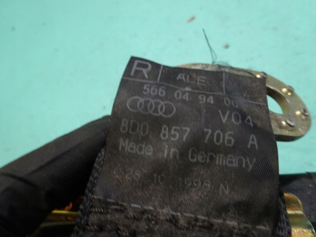 фото №5, Audi a4 s4 b5 99r pas безопасности правый перед 8d0857706a