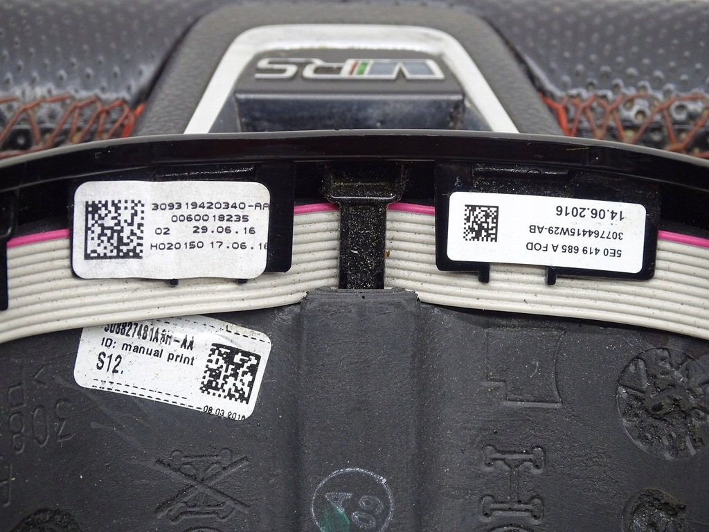 фото №12, Воздуховод срезанная простроченная кожа multi skoda octavia iii rs vrs 5e0419091bb