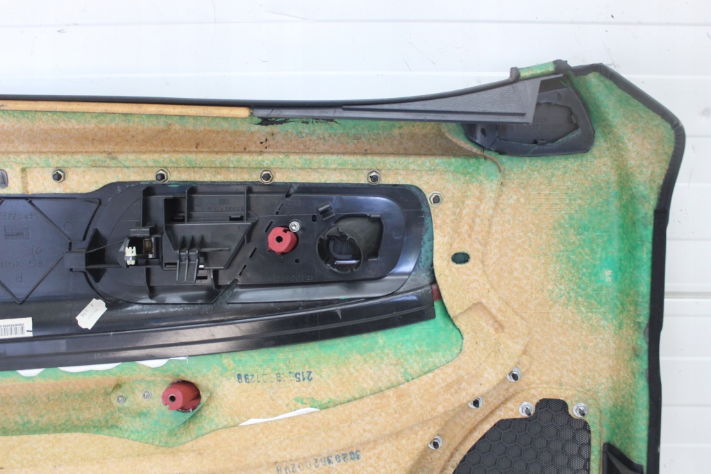 фото №13, Mercedes slk r170 w170 обшивка правий оббивка przed liftem червоний шкіра