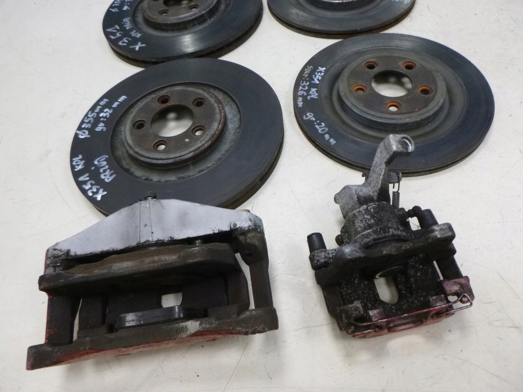 фото №11, Jaguar xj x351 тормозные диски тормозные суппорты комплект