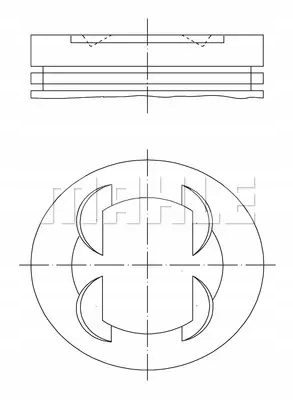 фото №2, Mahle поршень 681 pi 00109 000