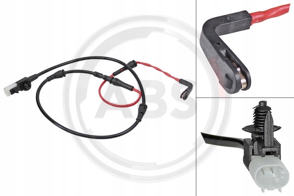 фото №10, A.b.s. 39923 контакт предупредительный, износ накладок тормозных