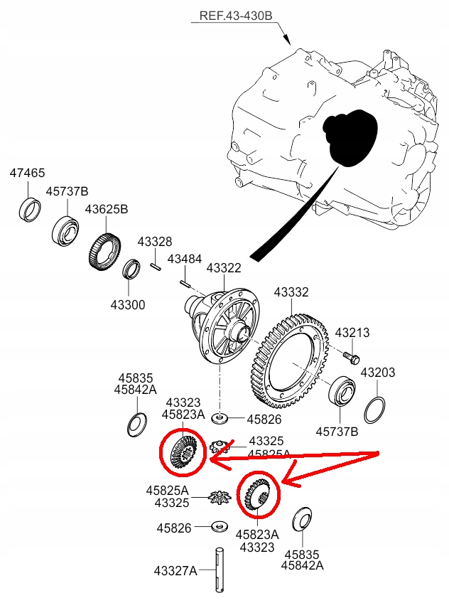 фото №7, Колесо коронное механизма дифференциала kia sportage