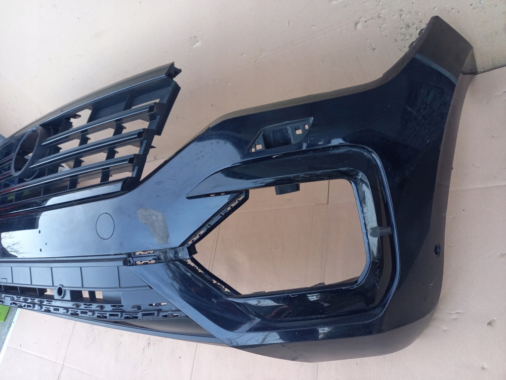 фото №3, Vw touareg iii r-line бампер передний решётка радиатора oryg!