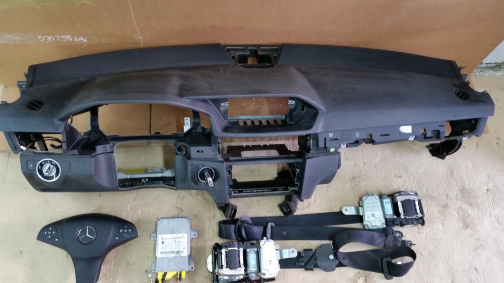 фото №10, Mercedes e-klasa w212 панель приладів приладова консоль подушки безпеки датчик ремені