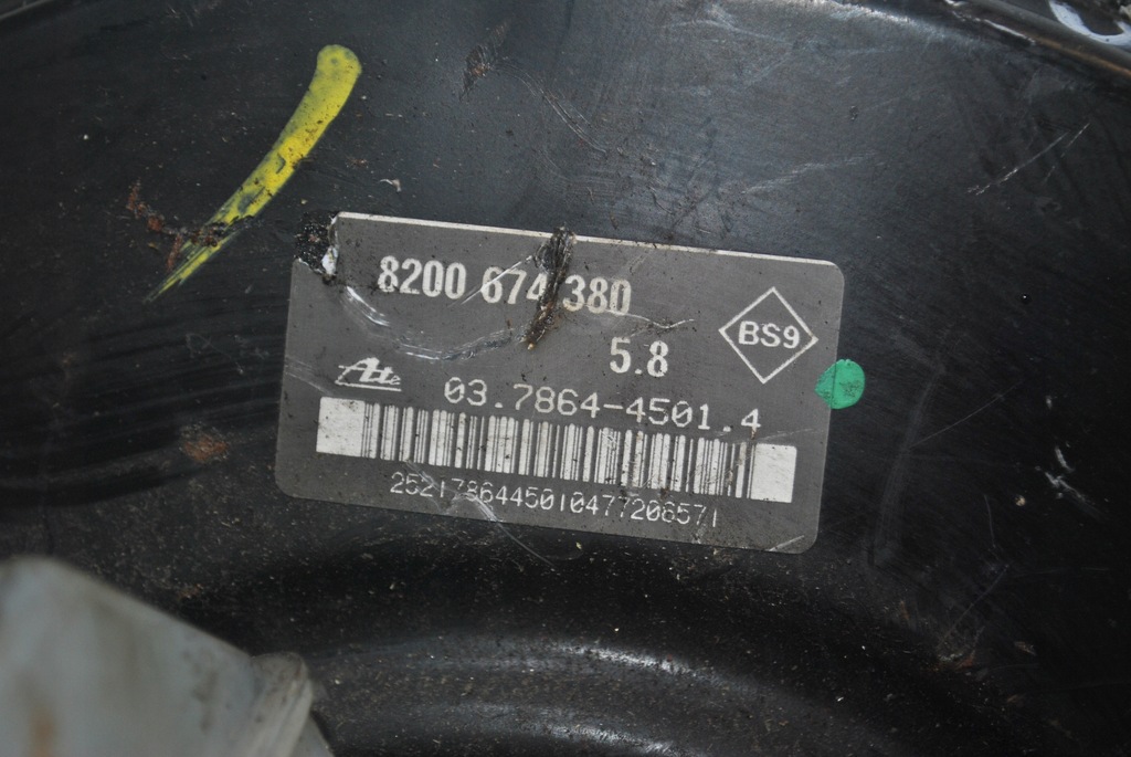 фото №2, Підсилювач гальм гальмівні renault clio iii 8200674380