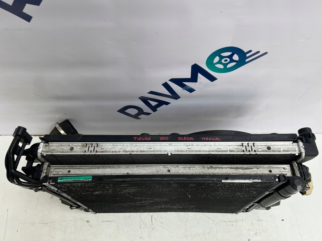 фото №7, Pas передній радіатор vw volkswagen tiguan 5n0 дизель